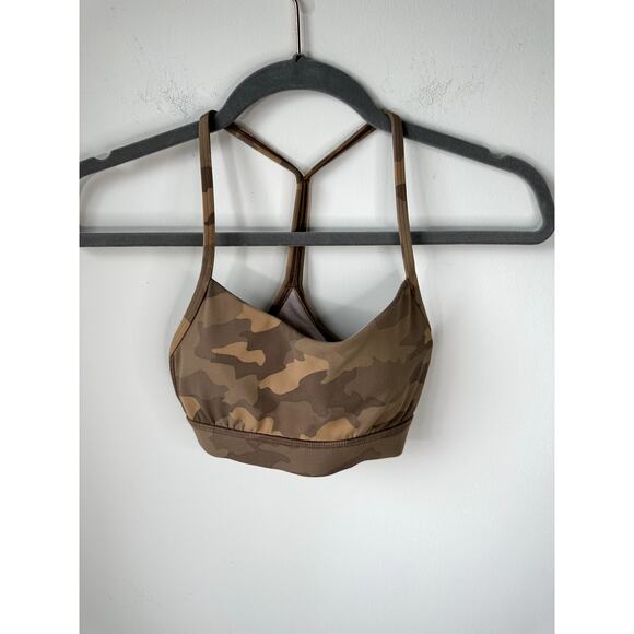 Lululemon Flow Y Bra Nulu *Light Support, Camo Size 2 - Picture 2 of 7